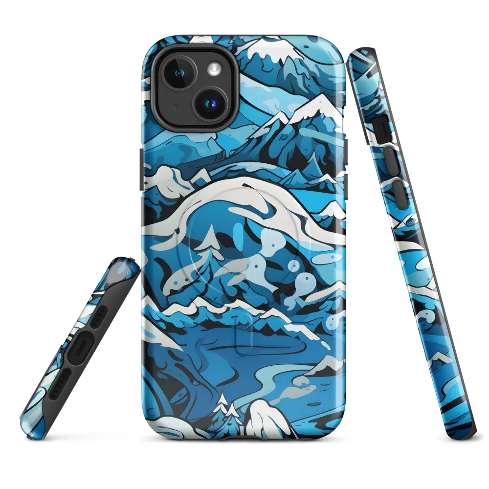 Frozen Harmony: A Blue Mountain Odyssey