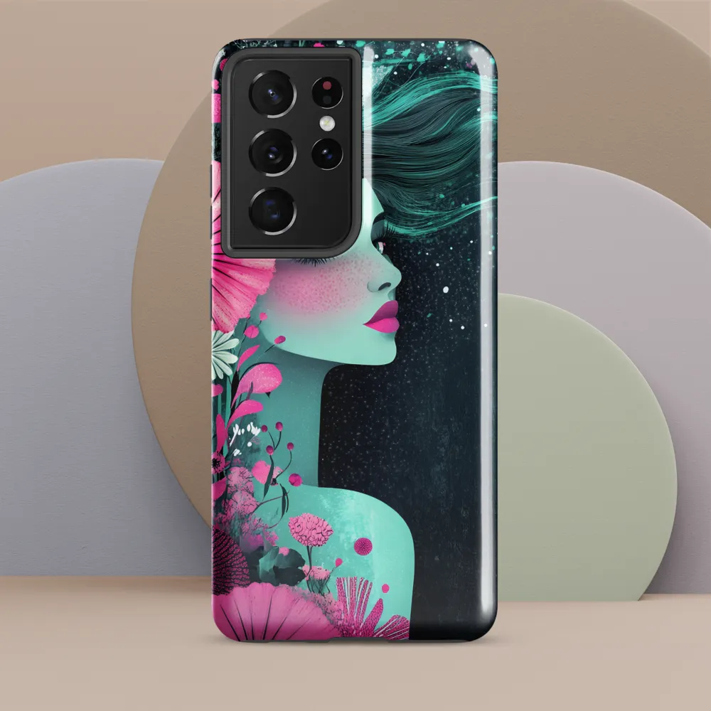 Floral Harmony: Portrait of Serenity