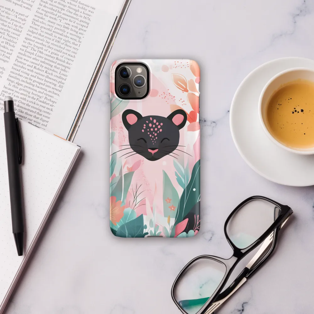 Whimsical Panther in Bloom