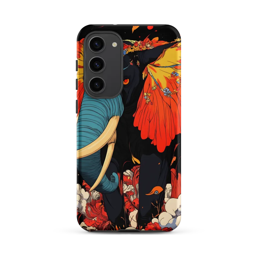 Majesty of the Floral Elephant | Phone Case |  S23 Plus | Tough Case | Matte