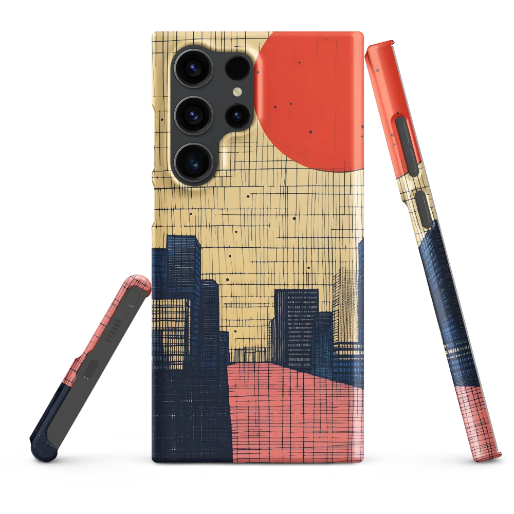Urban Echoes: A Minimalist Cityscape