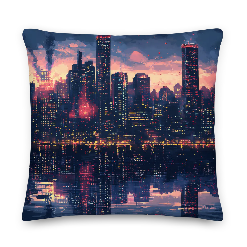 City Lights of Nostalgia | Pillow | 22″×22″