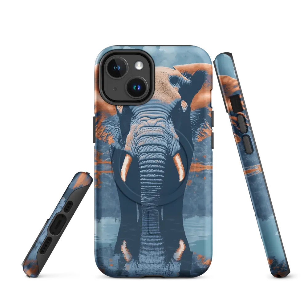 Majestic Reflection: The Elephant's Serenade
