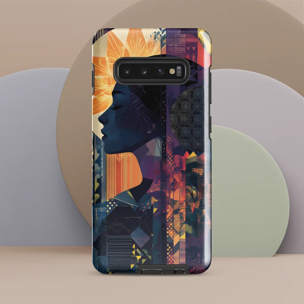 Whispers of Nature: A Modern Profile | Phone Case |  S10 Plus | Tough Case | Glossy