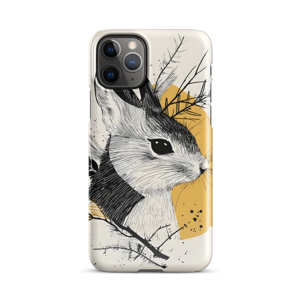 Ethereal Rabbit: A Study in Line Art