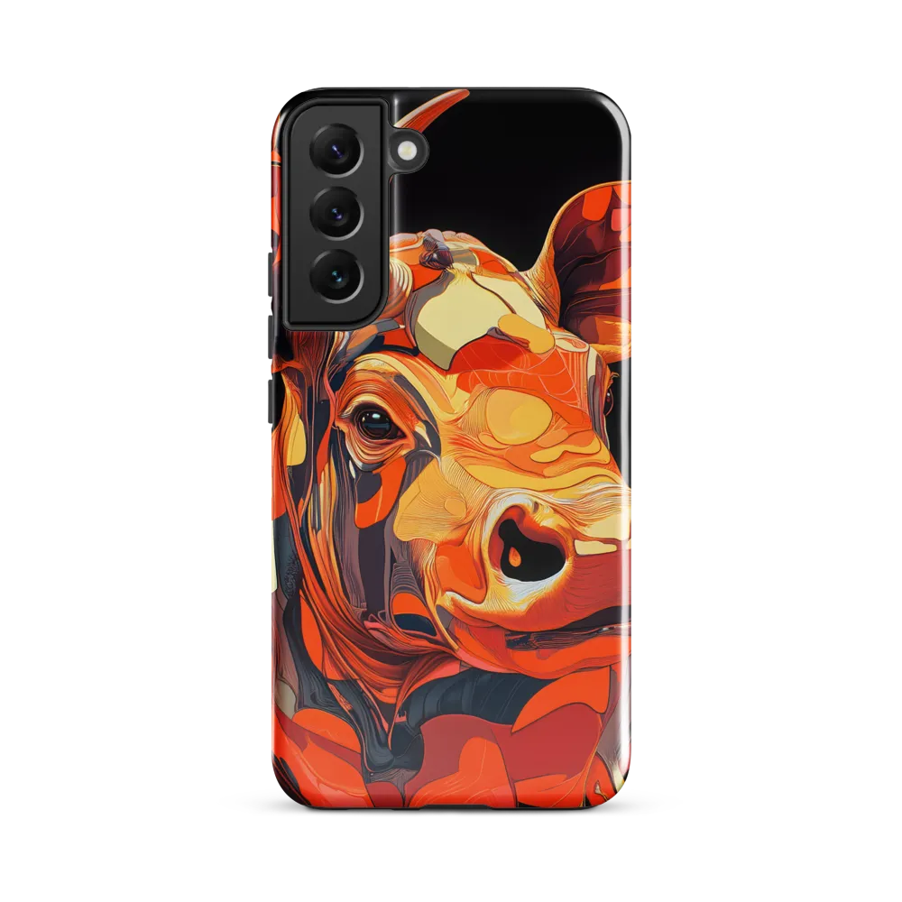 Modern Serenade: The Vibrant Cow