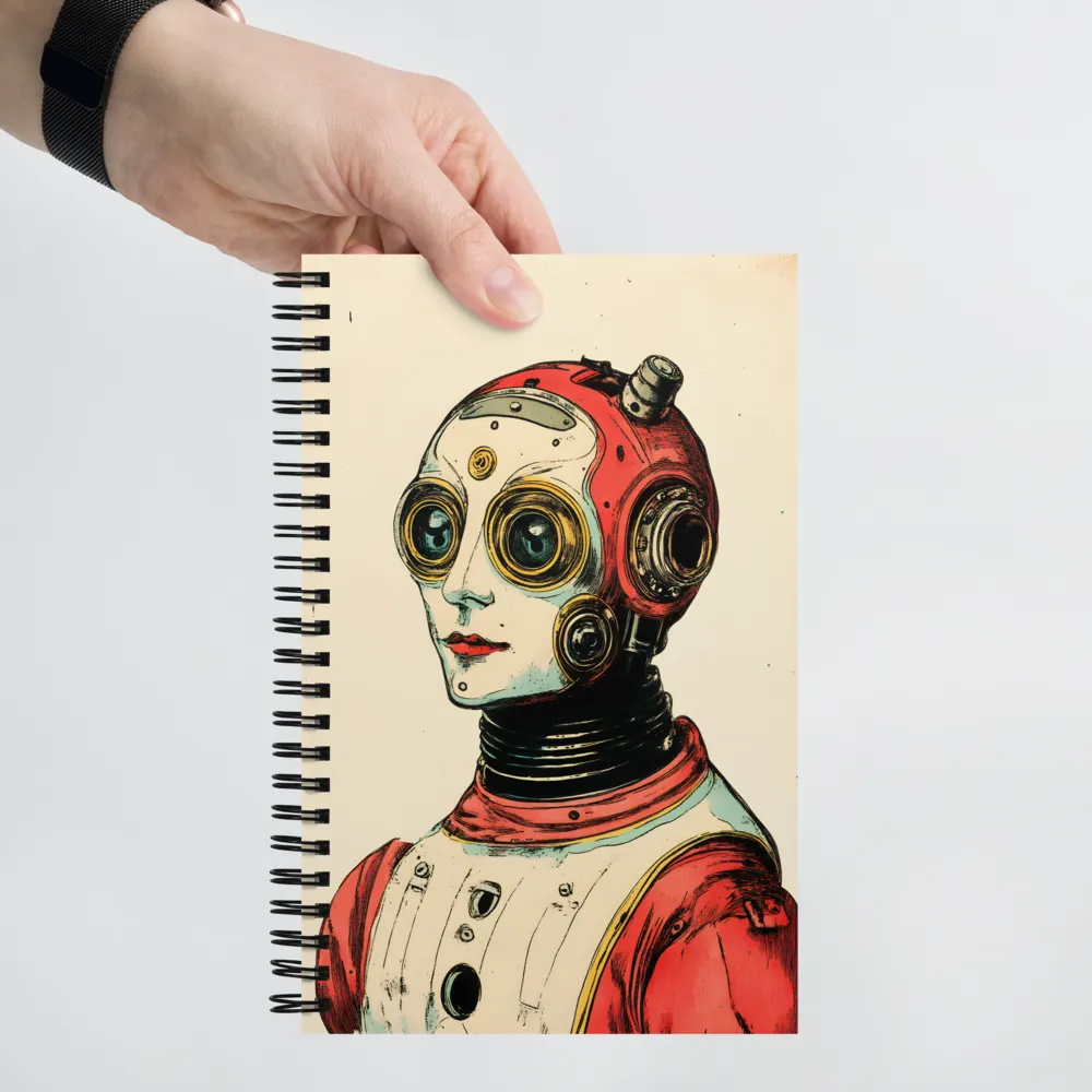 Ethereal Automaton | Spiral Notebook