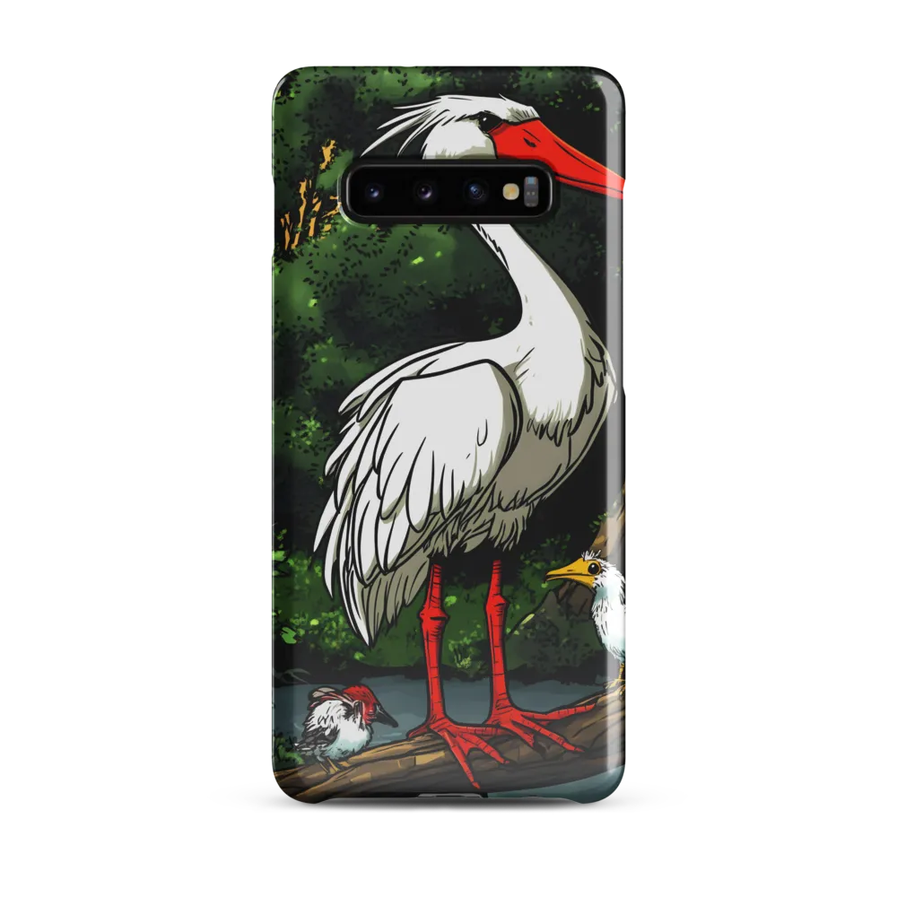 Unity in Nature: The Avian Gathering | Phone Case |  S10 Plus | Snap Case | Glossy