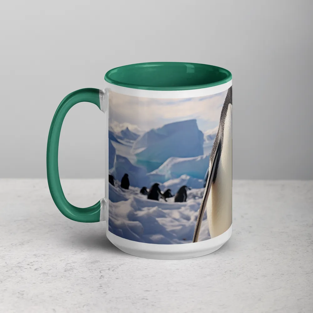 Lone Penguin on Ice | Mug