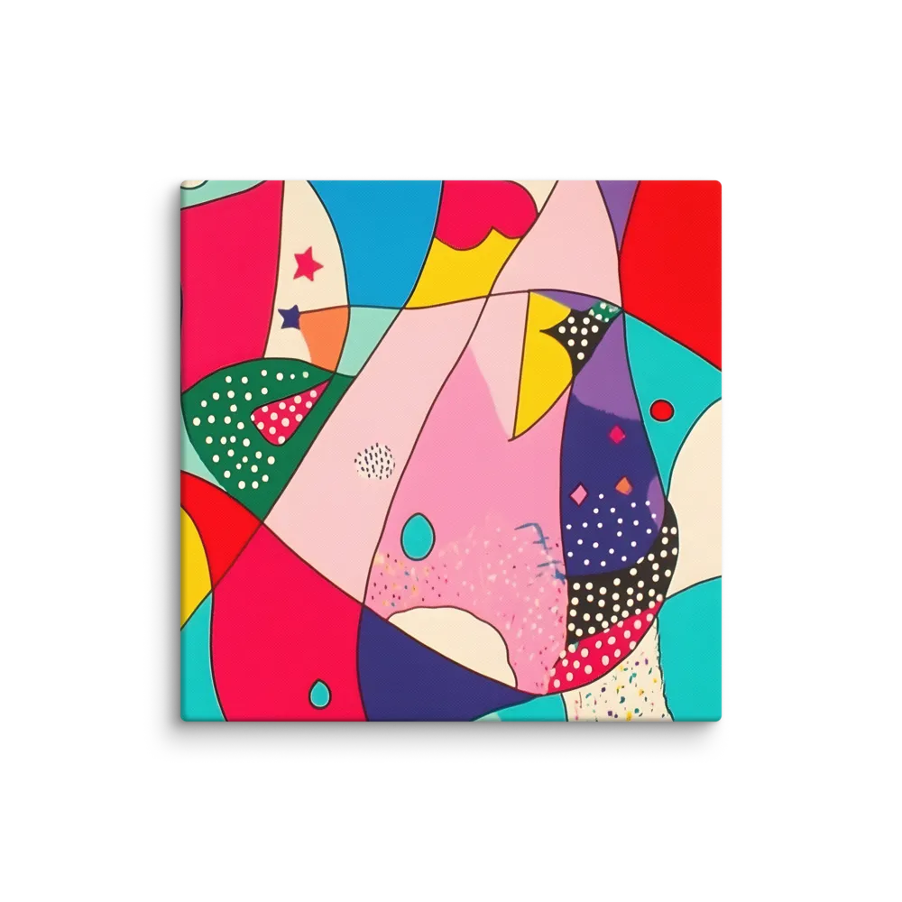 Playful Geometry in Color | Canvas | 24″×24″