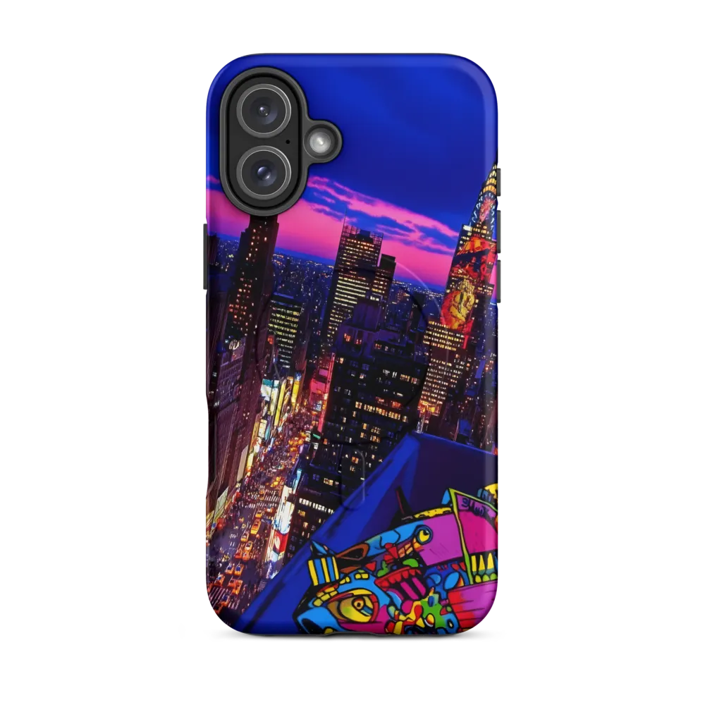 Neon Twilight: A City in Vibrance