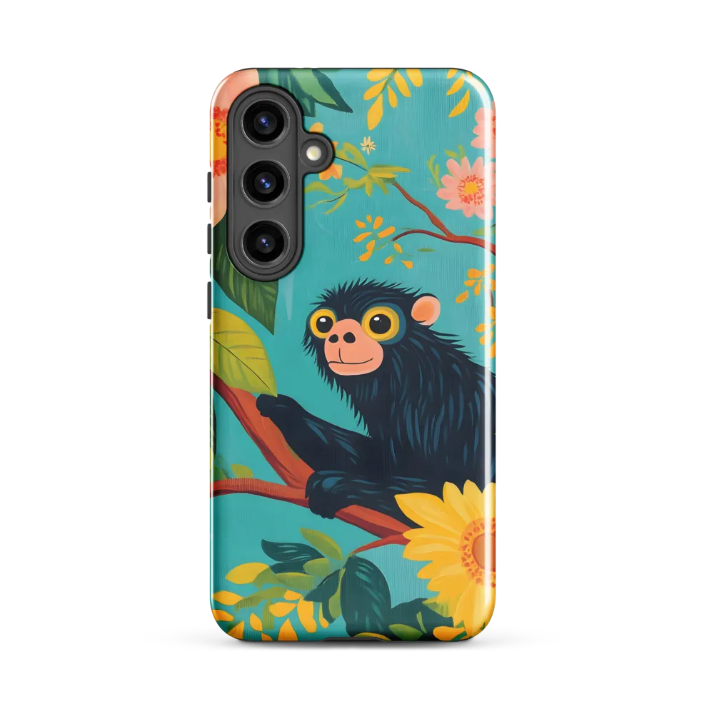 Joyful Encounter in a Floral Paradise