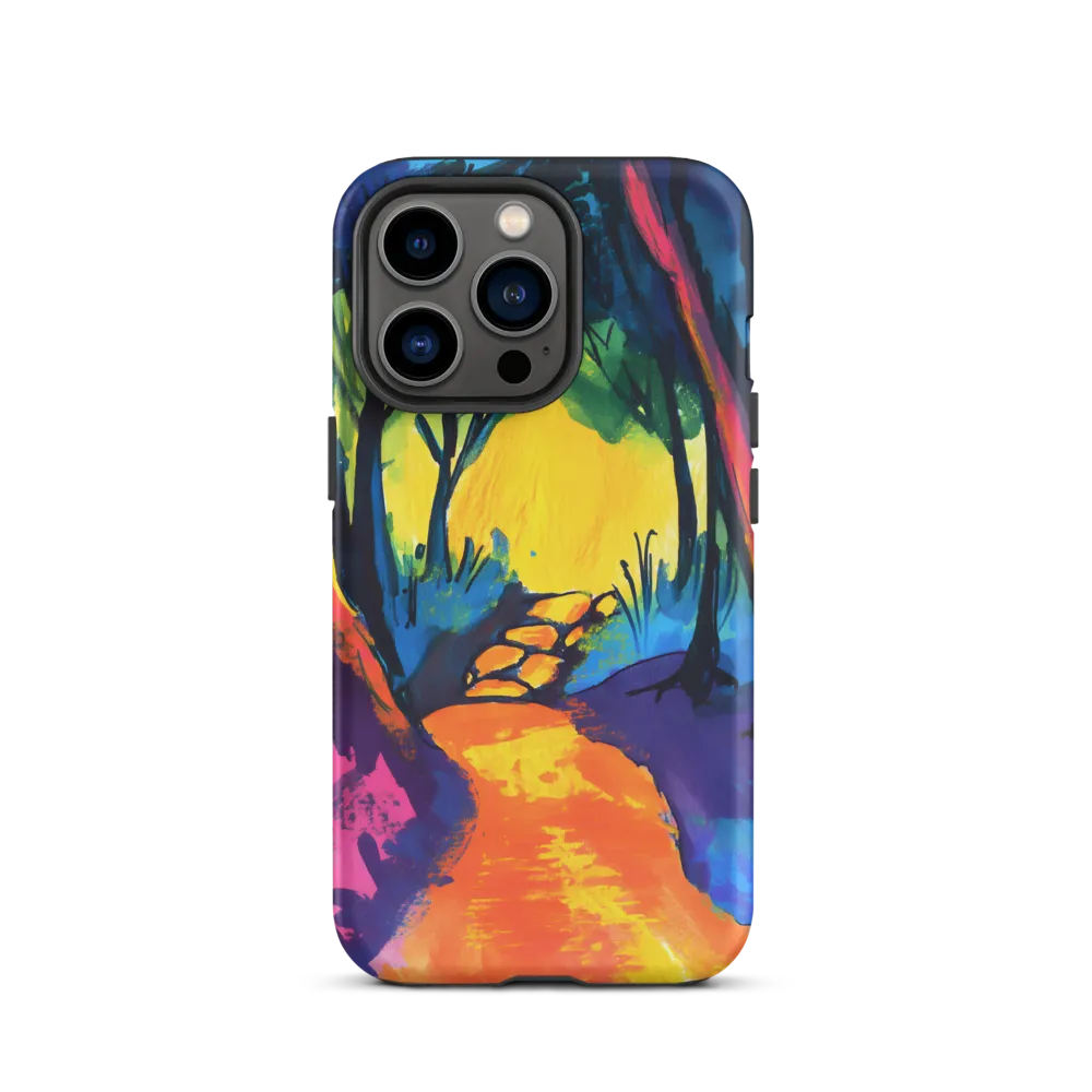 Path Through a Vibrant Forest