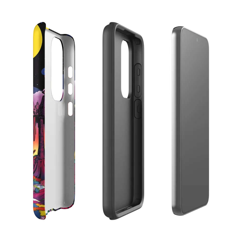 Celestial Dreams: A Journey Through an Alien Landscape | Phone Case |  S23 | Tough Case | Matte