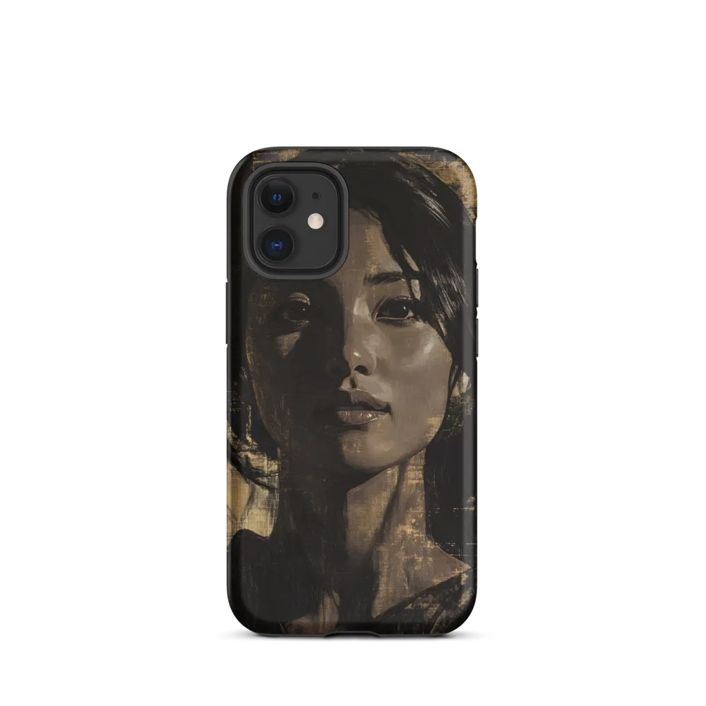 Golden Gaze: A Contemporary Portrait