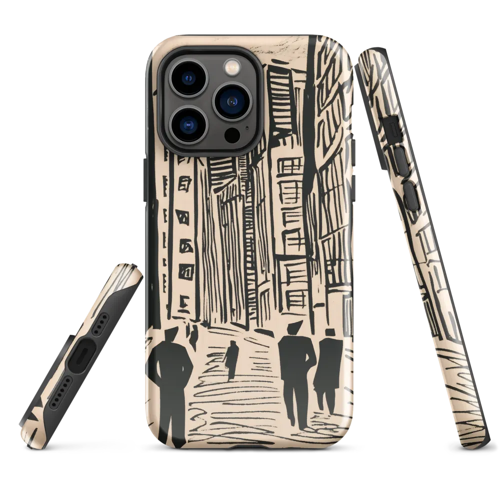Echoes of Urban Life | Phone Case |  14 Pro Max | Tough Case | Glossy