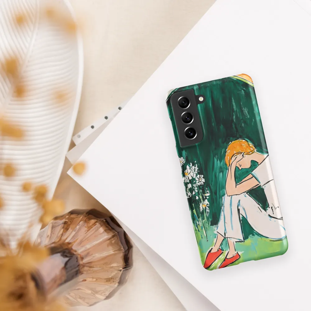 Silent Sorrow | Phone Case |  S21 | Snap Case | Matte