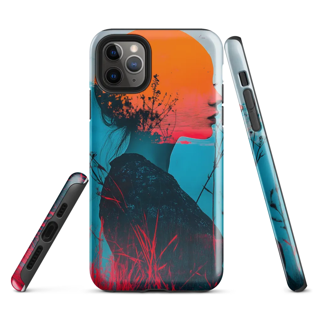 Ethereal Silhouette: A Dance of Nature and Self | Phone Case |  11 Pro Max | Tough Case | Glossy