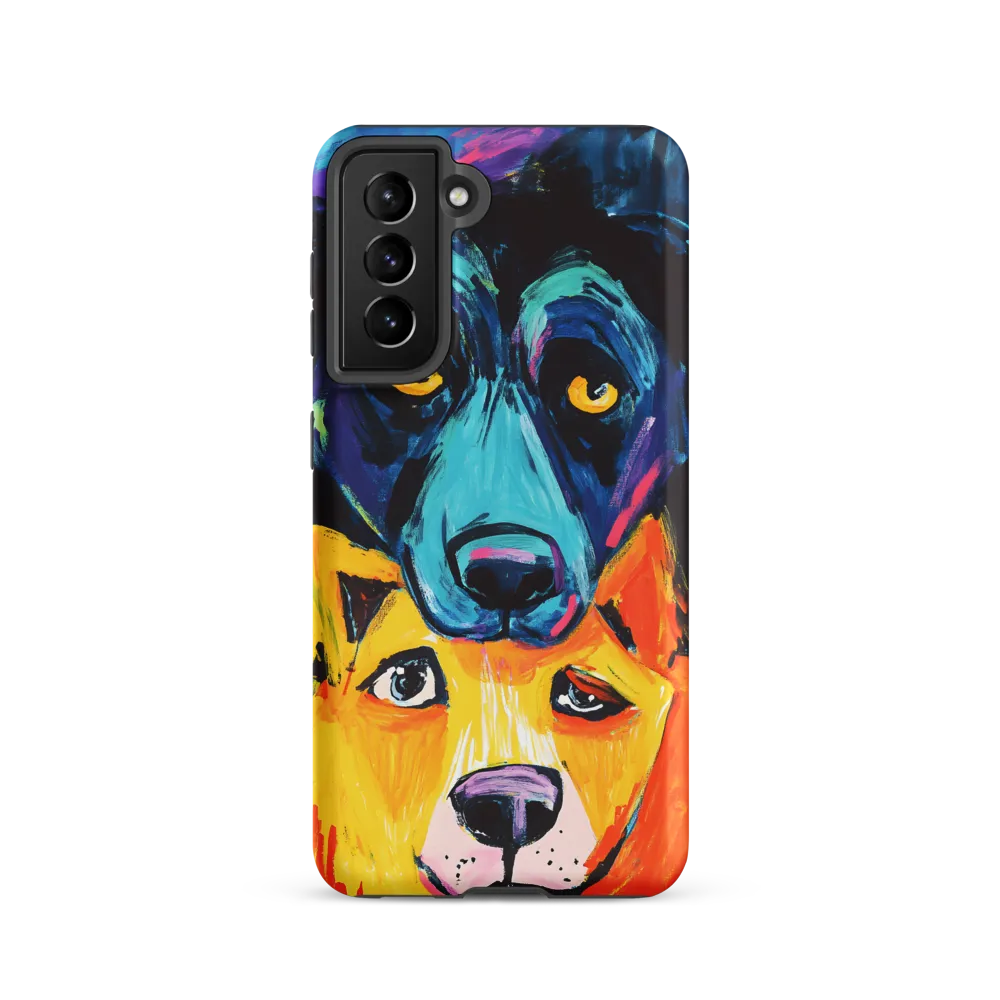 Vibrant Companions: An Expression of Canine Spirit