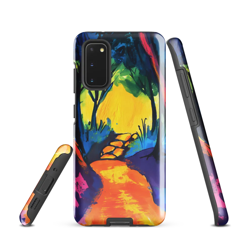 Path Through a Vibrant Forest