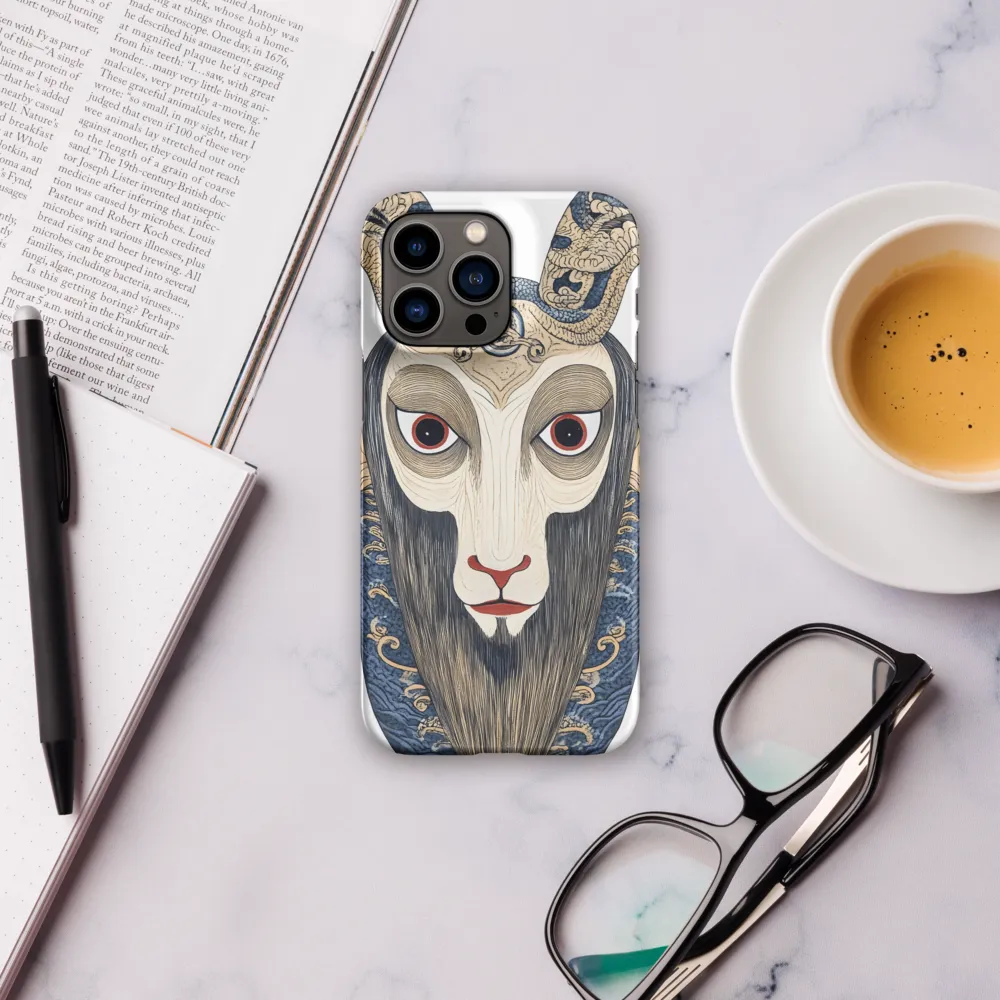 Ethereal Gaze of the Ram | Phone Case |  14 Pro Max | Snap Case | Matte