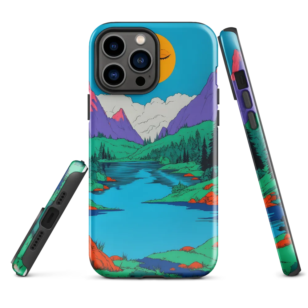 Whimsical Serenity in Vibrant Colors