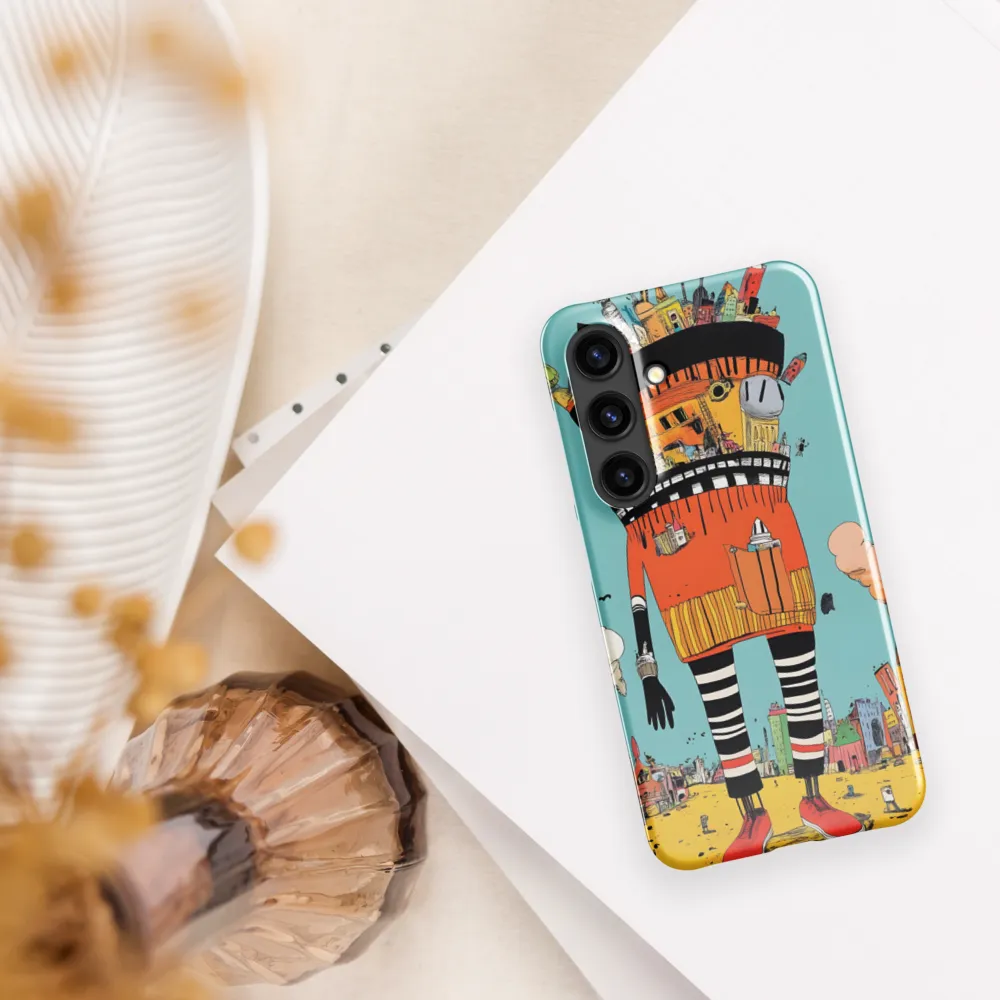 Urban Fantasia: A Whimsical Encounter | Phone Case |  S24 | Snap Case | Glossy