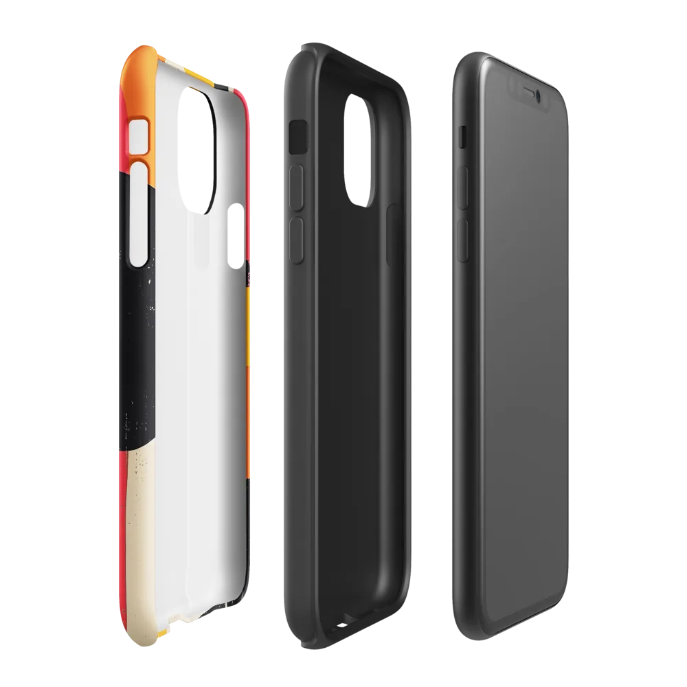 Colorful Curves: Numbers in Harmony | Phone Case |  11 | Tough Case | Glossy