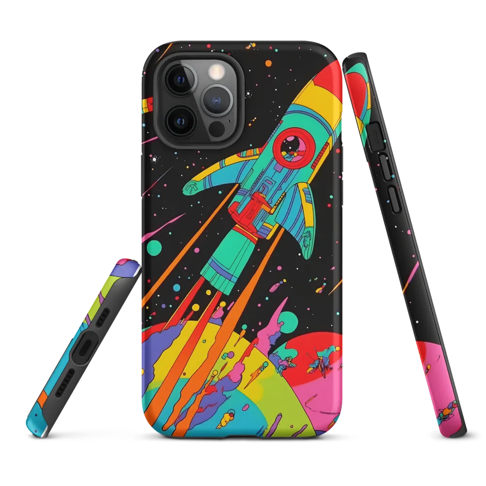 Cosmic Voyage: The Neon Lift-Off