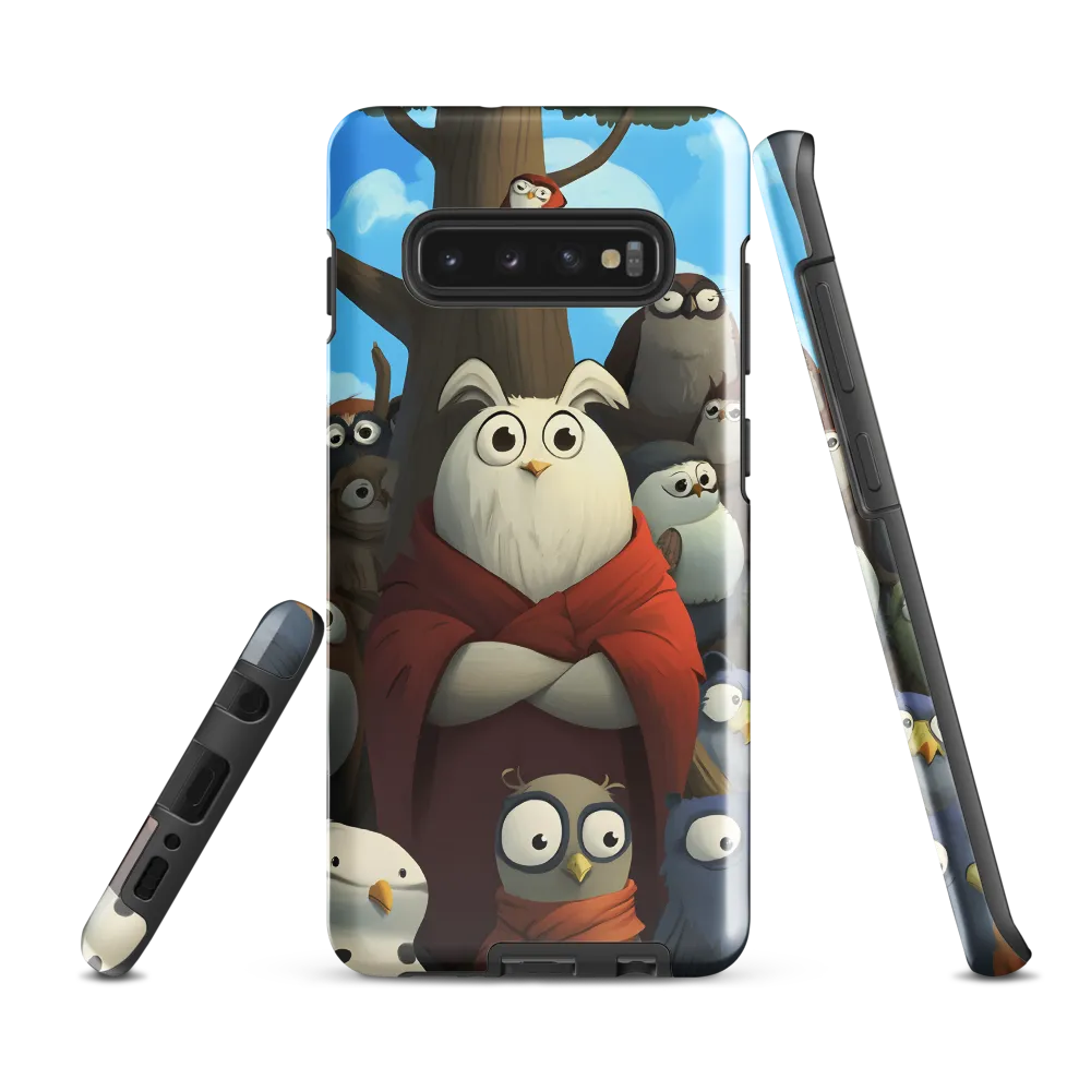 The Gathering of Owls | Phone Case |  S10 Plus | Tough Case | Glossy