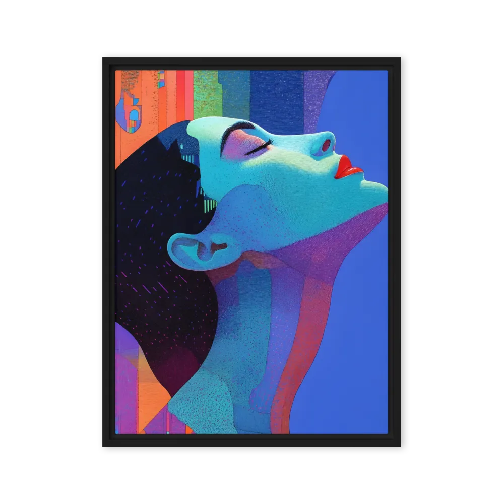 Ethereal Reverie | Canvas with Black Frame | 24″×32″