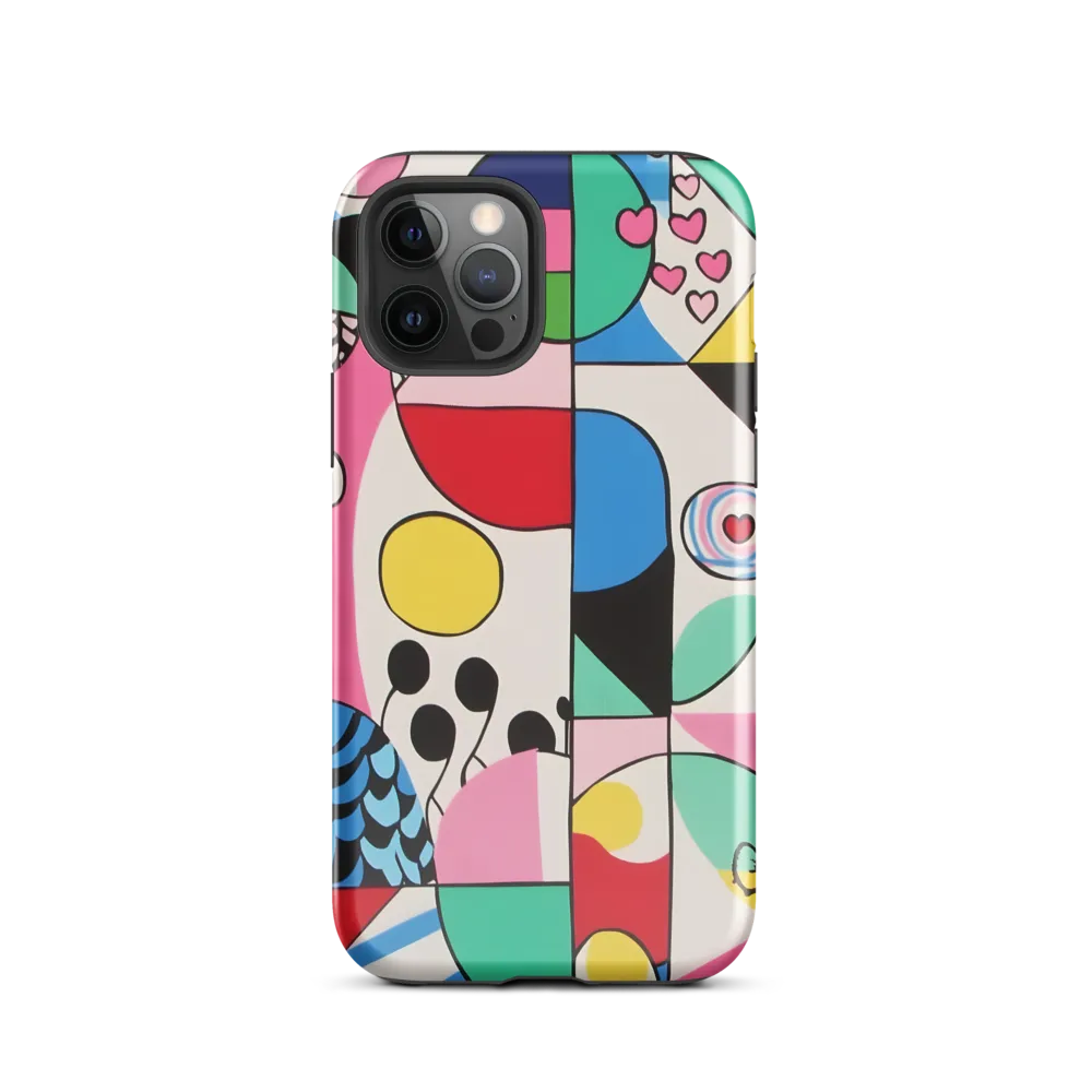 Dynamic Interplay of Shapes | Phone Case |  12 Pro | Tough Case | Glossy