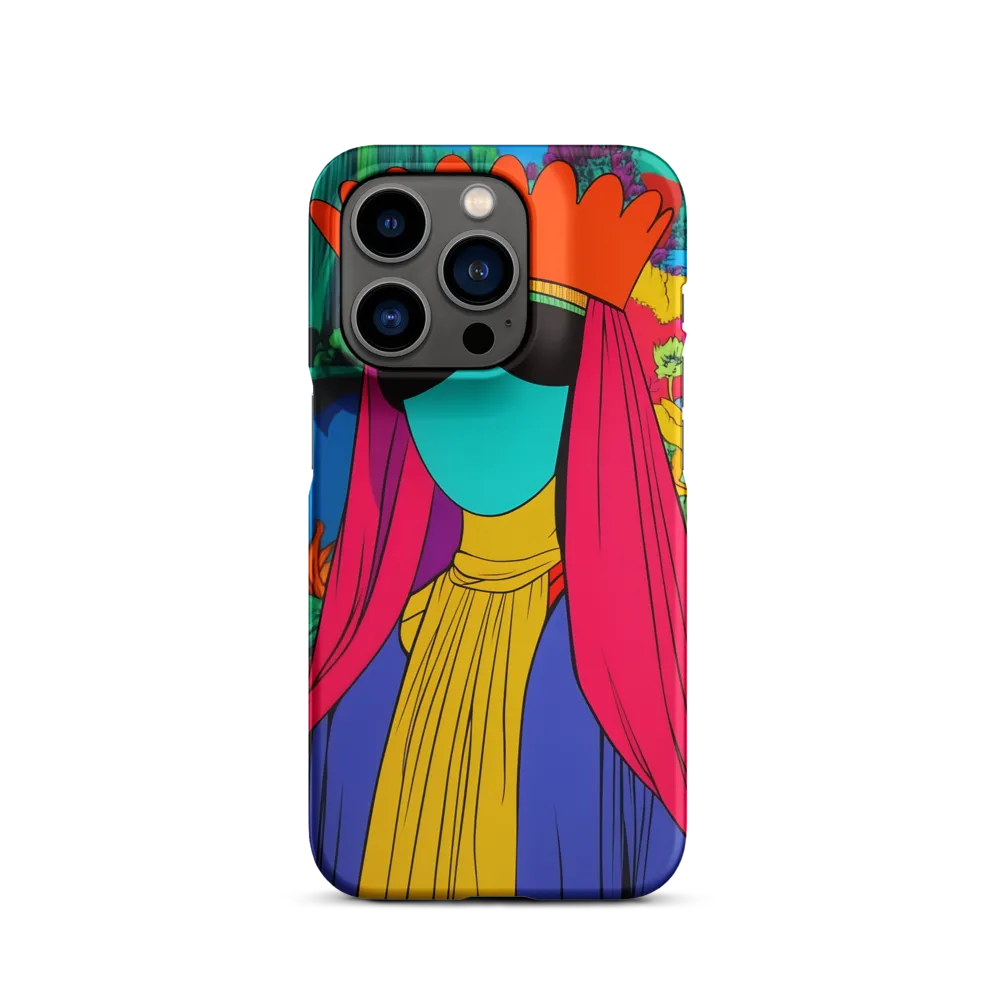 Crowned Surrealism | Phone Case |  14 Pro | Snap Case | Matte