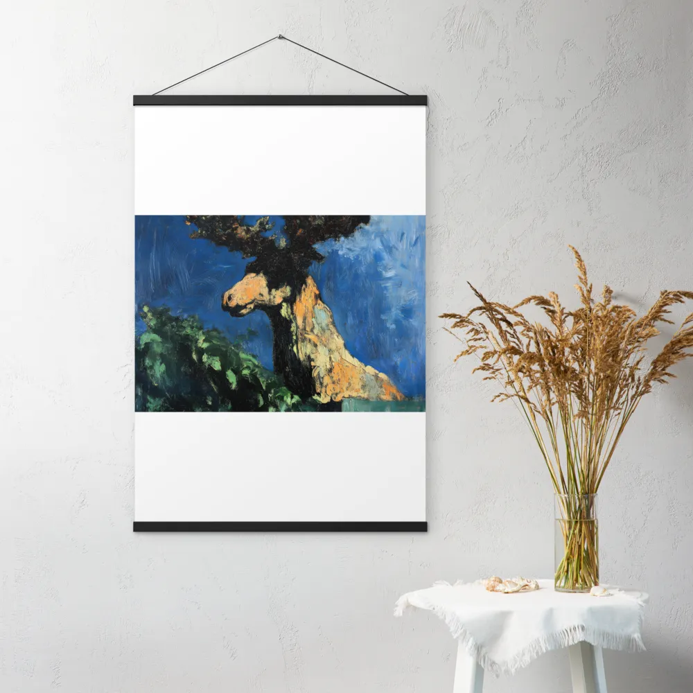 The Majestic Deer in Nature | Poster With Black Wood Hanger | 24″×36″