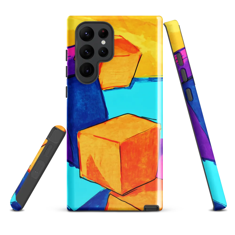Playful Cubes in Vibrant Harmony
