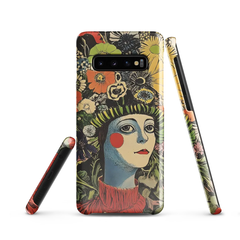 Floral Whimsy: A Portrait of Nature's Embrace