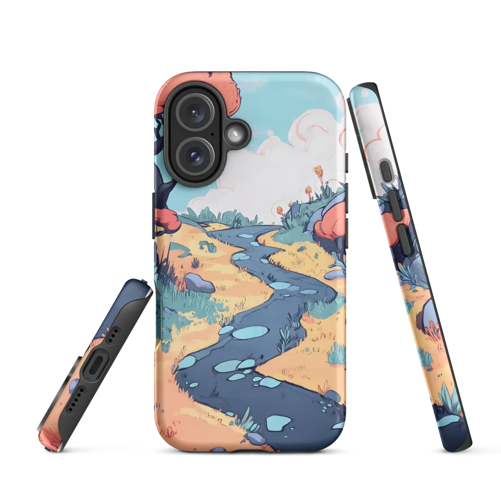 Whimsical Pathway through Enchanted Hills | Phone Case |  16 | Tough Case | Matte