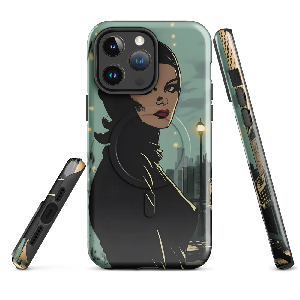 Shadows of Intrigue | Phone Case |  14 Pro Max | MagSafe® Tough Case | Glossy