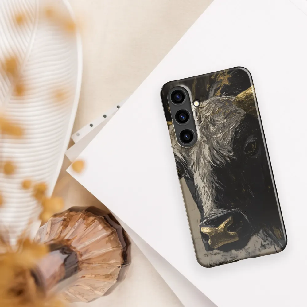 Majestic Bull: The Power in Black and Gold