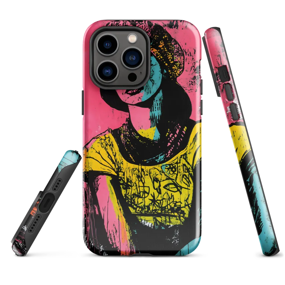 Urban Elegance: A Graffiti Portrait