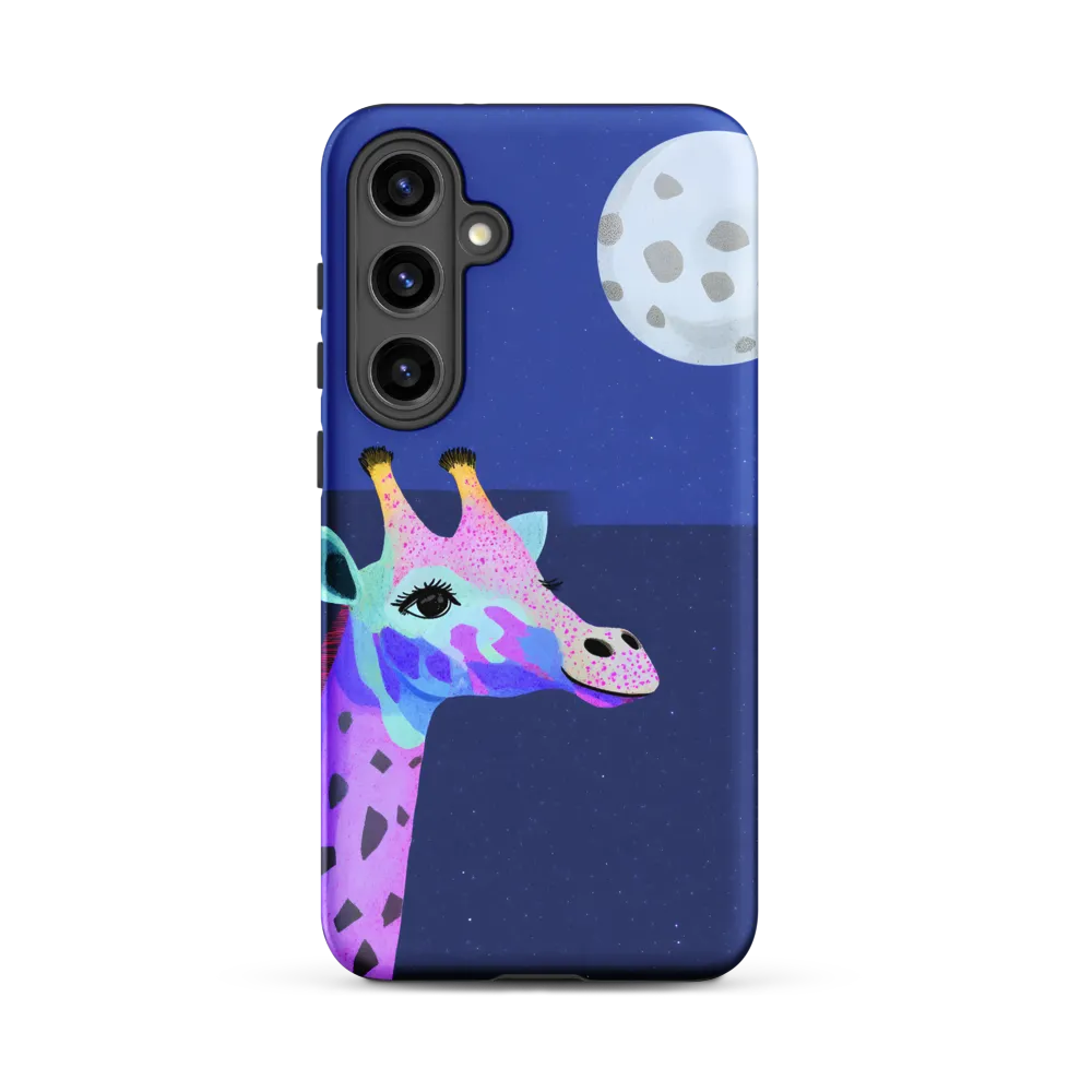 Whimsical Giraffe Under the Stars
