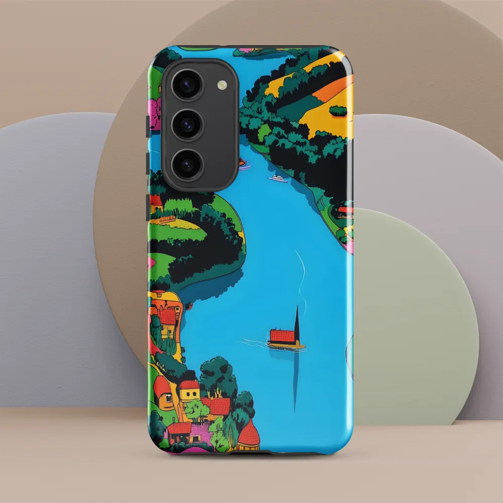 Whimsical River Landscape