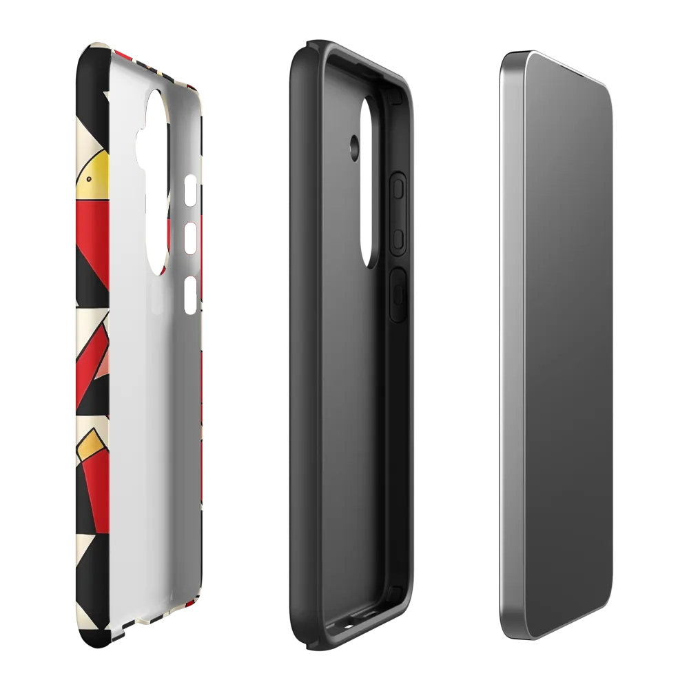 Dynamic Geometric Harmony | Phone Case |  S24 Plus | Tough Case | Matte