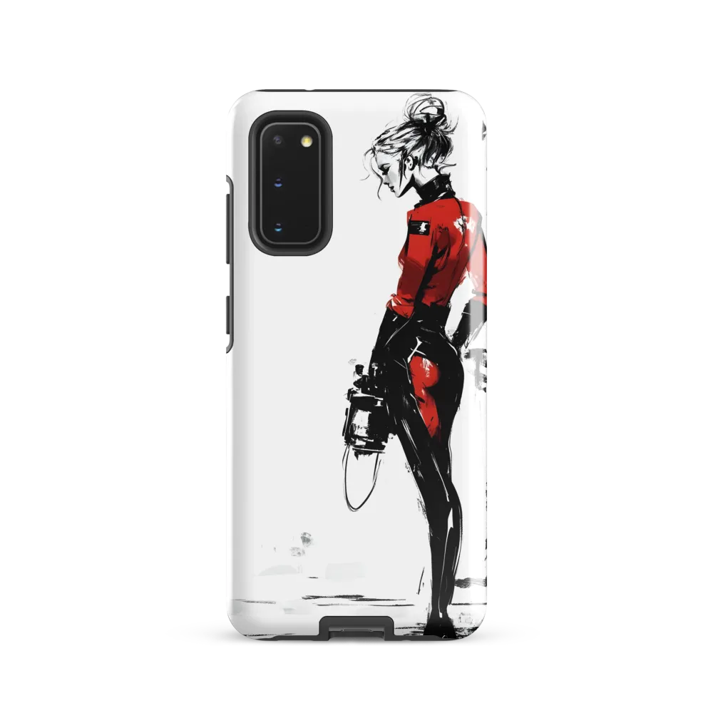 The Edgy Elegance | Phone Case |  S20 | Tough Case | Glossy