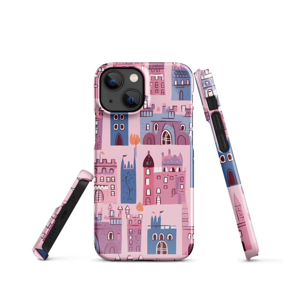 Whimsical Castles: A Playful Tapestry | Phone Case |  13 Mini | Snap Case | Glossy