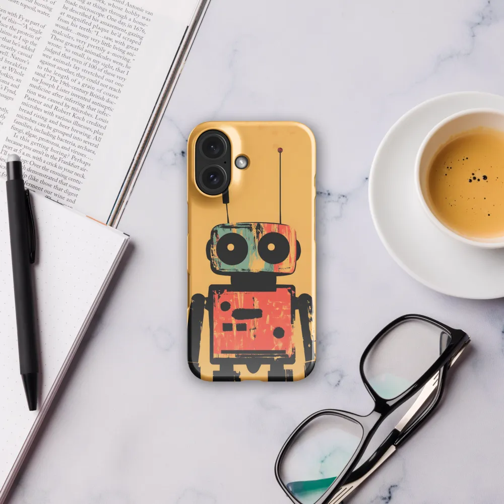 Playful Robot | Phone Case |  16 | Snap Case | Glossy