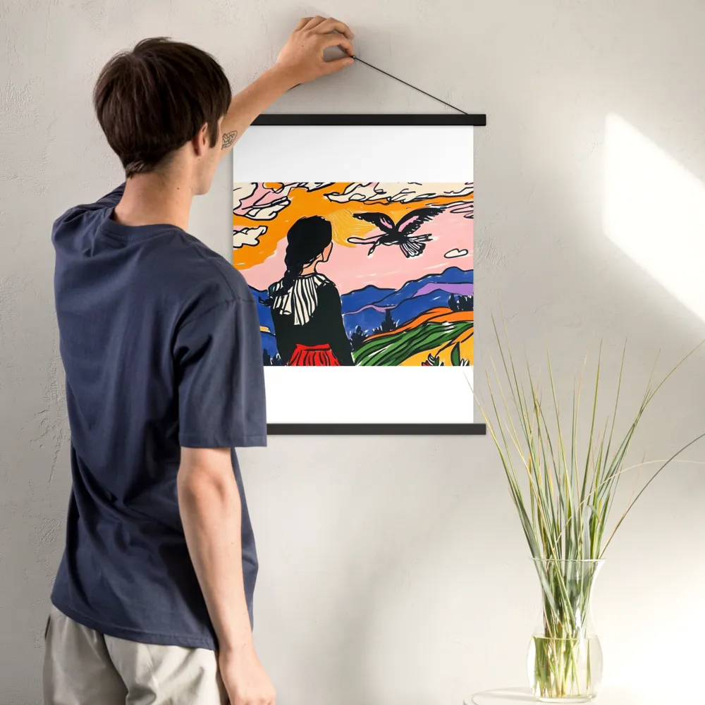 A Journey into Freedom | Poster With Black Wood Hanger | 18″×24″