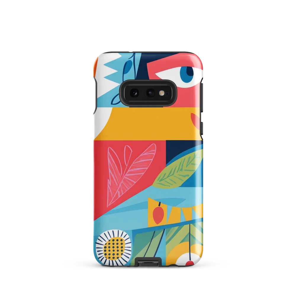 Vibrant Geometric Visage