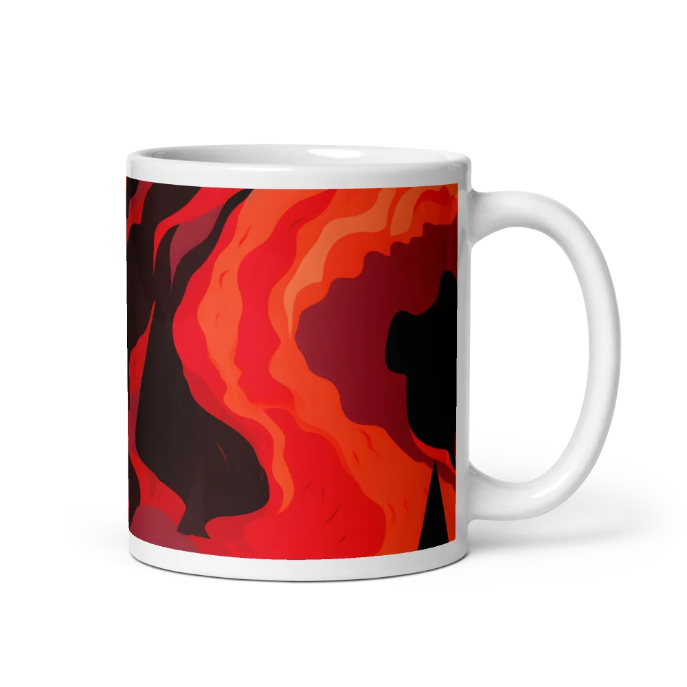 Inferno's Embrace | Mug with White inside | 11 oz