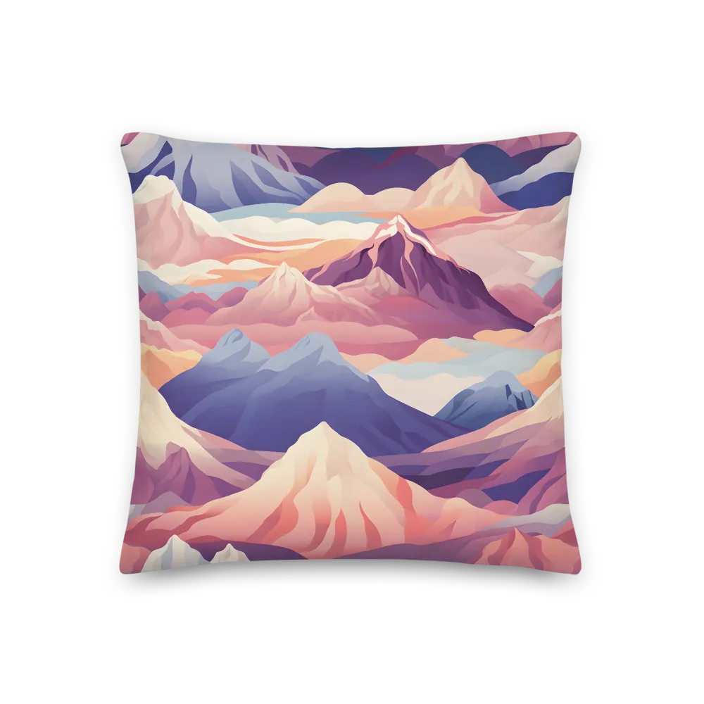 Ethereal Mountain Symphony | Pillow | 18″×18″